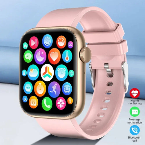 2025 New Smart Watch for Women Full Touch Screen Bluetooth Call Waterproof Watch Sport Fitness Tracker Smartwatch Lady Bracelet
