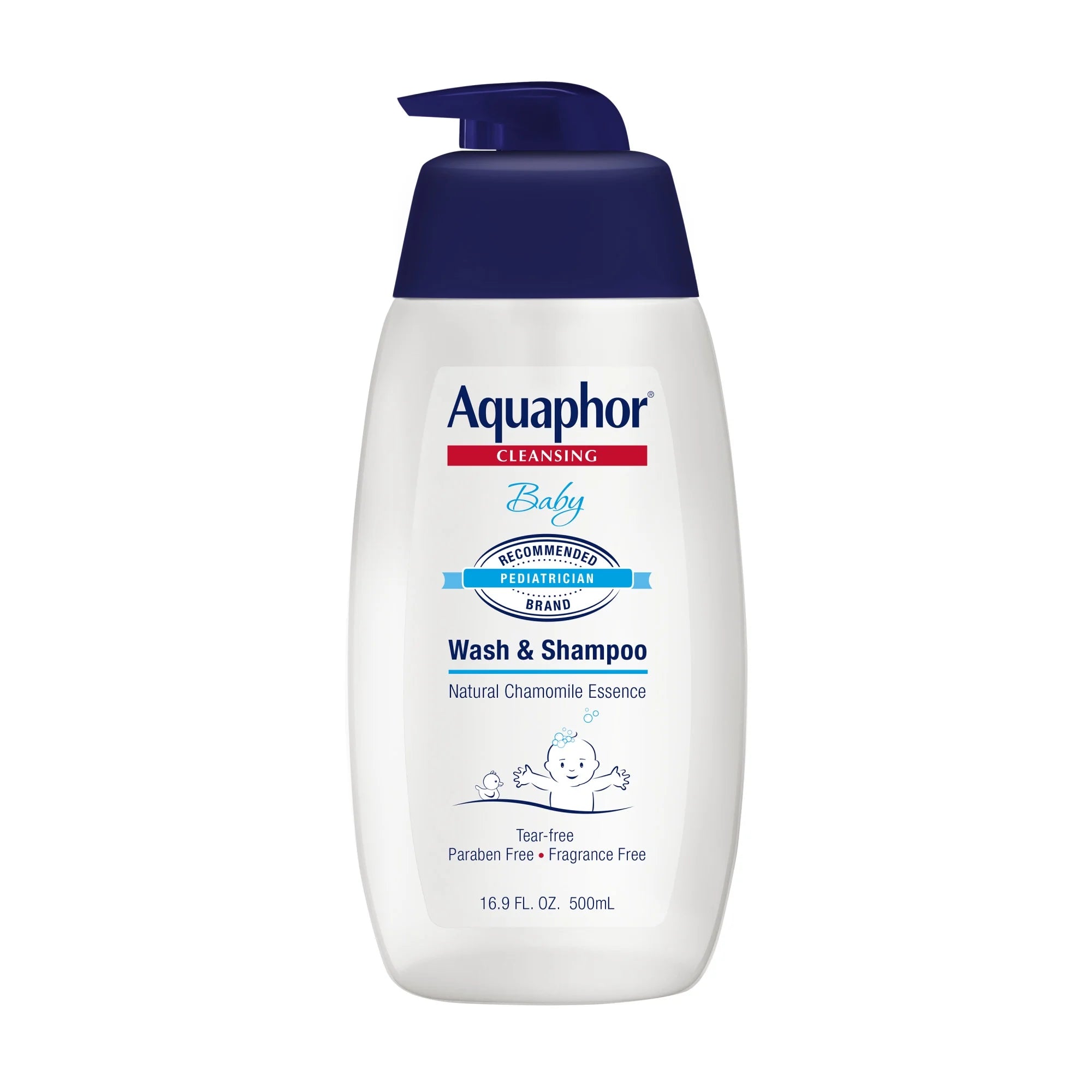 Baby Wash & Shampoo, Fragrance Free and Tear Free for Baby'S Sensitive Skin, 16.9 Fl Oz